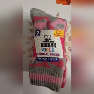 2 pk. Kodiak thermal socks youth size 10 1/2-4
